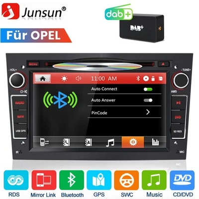 Für Opel Astra Vivaro Vectra Zafira Corsa Tigra CD DVD Autoradio GPS Navi DAB 7" - Bild 1 von 4