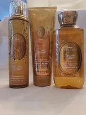 3 Bath & Body Works DISNEY PRINCESS BELLE Mist, Body Wash , Body Cream