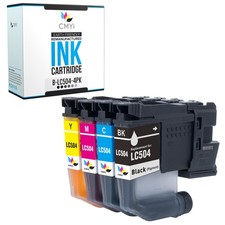 Compatible Black Color Ink Cartridges Lot fits Brother LC504 MFC-J1365DW