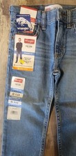 Wrangler Straight Fit Boy 4 Regular Flex Adjustable Waist Blue Jeans NWT New