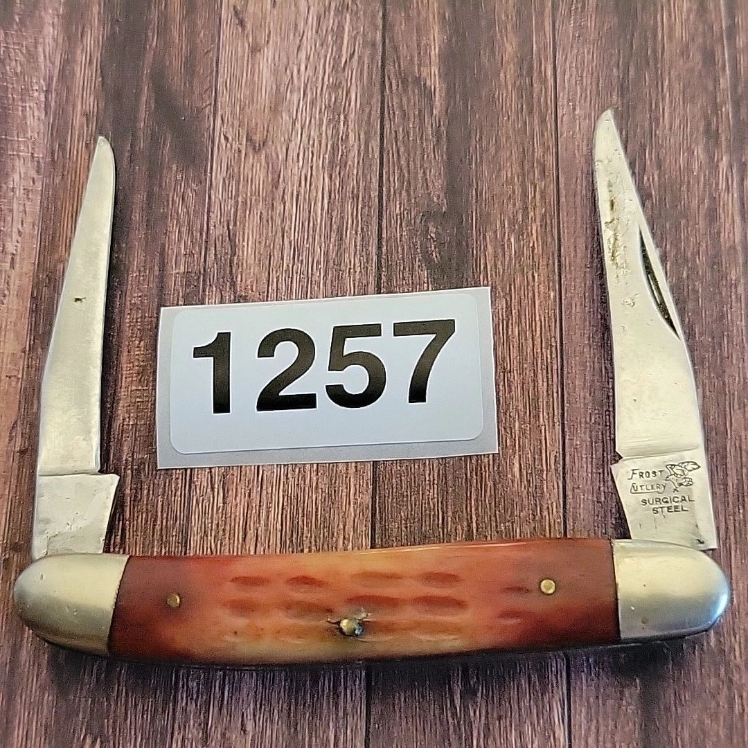 Frost Cutlery Muskrat Folding Pocket Knife Made In Japan 1980s | eBay