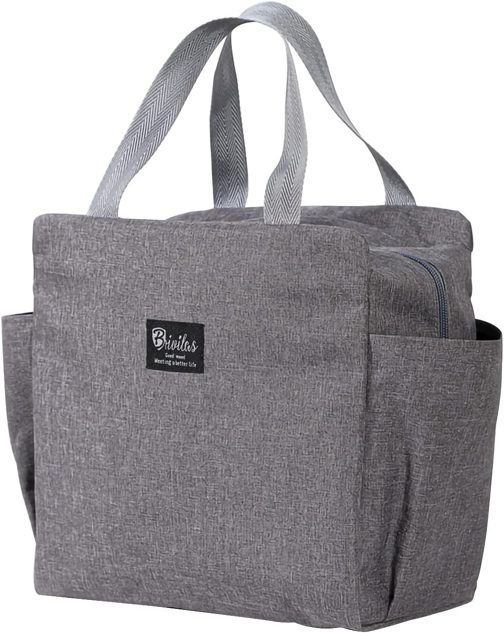 Lunch Box Bag Food Storage for Men Women Adults and Kids, Portable Thermal Insu