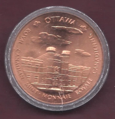 CANADA MONNAIE ROYALE CANADIENNE CITY WINNIPEG - OTTAWA AVEC BOITIER - Photo 1/2