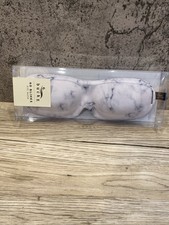 Bucky 40 blinks eye mask-No pressure eye mask White Marble -New