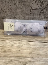 Bucky 40 blinks eye mask-No pressure eye mask White Marble -New