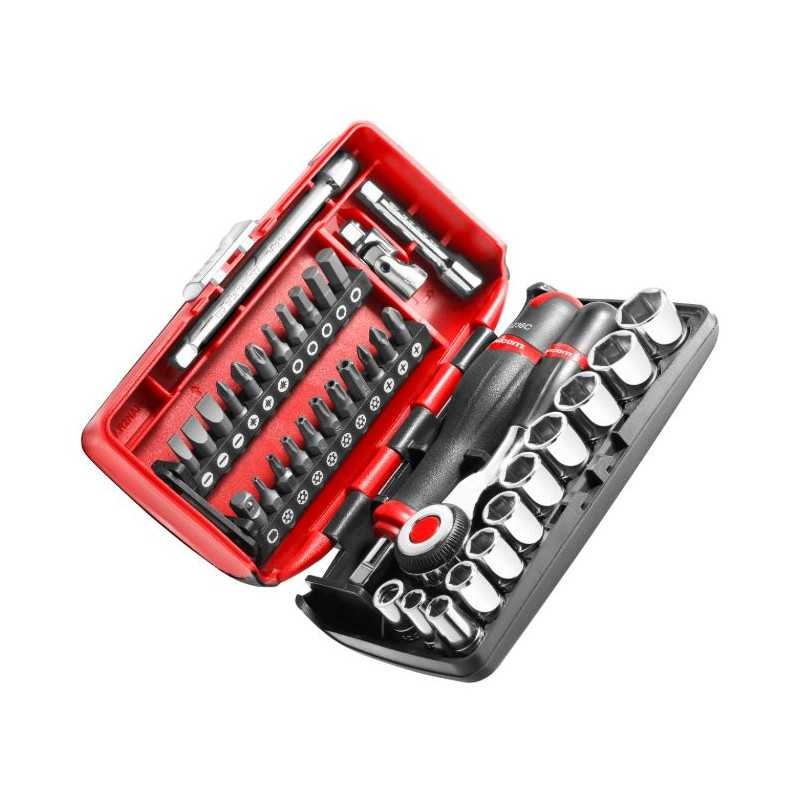 Coffret de douille 1/4 FACOM R.360NANOPB pour visser sans effort dans les espaces restreints