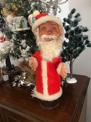 Vintage Steiff Santa Claus Puppet with ID button and tag 1961 Only #0121,00 RARE