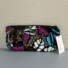 Vera Bradley Canyon Road Make Up Brush Bag, Pencil Pouch Accessory Zip Floral