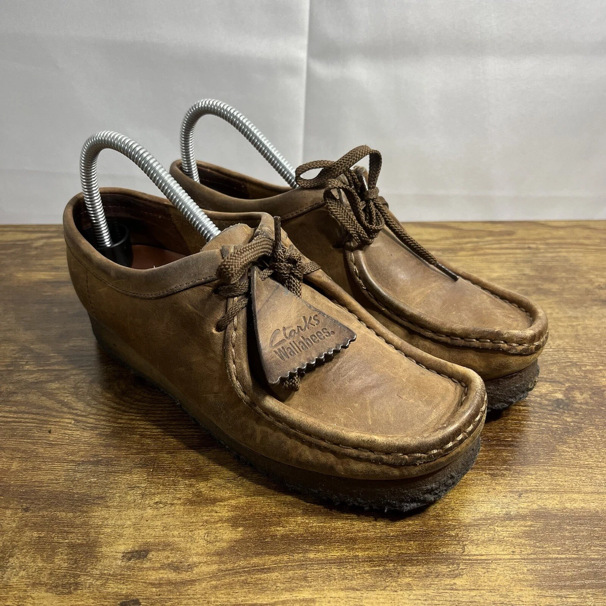 Women's clarks wallabees beeswax sale