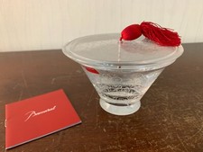 6 boites poudrier modèle rendez-vous cristal de Baccarat (prix à la pièce)