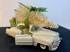Kinsmart 1953 Cadillac Series 62 2 Door Coupe 1/43 W/ Christmas Tree