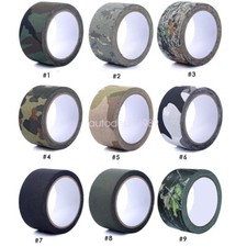 5cmx5m Camouflage Cloth-based tape Fabric Camo Tape Belt Wrap Outdoor Hunting