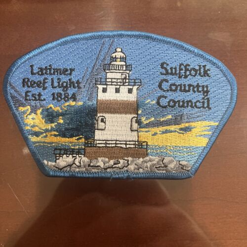 Boy Scout Suffolk County Council Latimer Reef Lighthouse CSP SA-48 - Picture 1 of 1