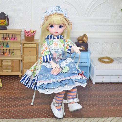 Yutotue 30 cm Altura Niña Muñeca BJD Muñeca Juguete Linda Muñeca y Trajes Niños Juguete Regalo - Imagen 10 de 16