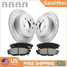 274mm REAR Brake Rotors Metallic Pads for 2012-2022 2023 Subaru Impreza H4 2.0L