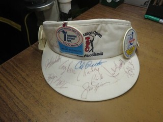 houston open The woodlands TPC Golf Hat Signed Autographed