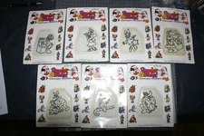 Disney Make It Bake It Stained Glass Sun Catcher Frames X-mas Lot of 7!