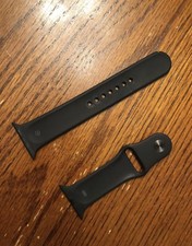 Authentic OEM 42mm 44mm Apple Watch black sport band for series 1 2 3 4 5 6 SE