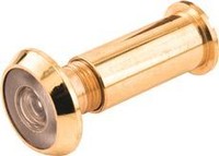 Prime-line Door Viewer, 200 Degree, Brass, 5/8 In. Hole, Fits 1-3/8 In. To 2-3/8 on sale Prime-line Door Viewer, 200 Degree, Brass, 5/8 In. Hole, Fits 1-3/8 In. To 2-3/8 on sale