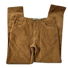 Class Club Corduroy Brown Kids Modern Fit Adjustable Waist Stretch Pants Sz 20