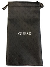 Guess Sunglasses Vinyl Drawstring Pouch Black Travel Soft Case