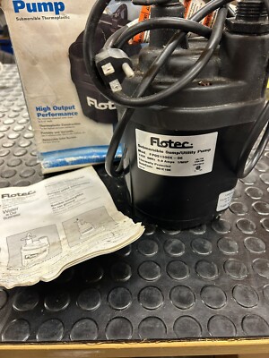 Flotec Tauchsumpf-/Nutzpumpe Modell: FP0S1300X-08 115V 60H 5,0 Ampere 1/6PS