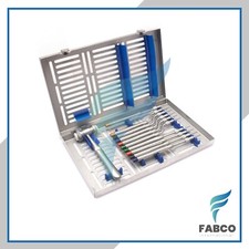 ALEMÁN Kit de osteotomas de elevación de senos Juego directo Mazo de hidromiel Cassette Dental
