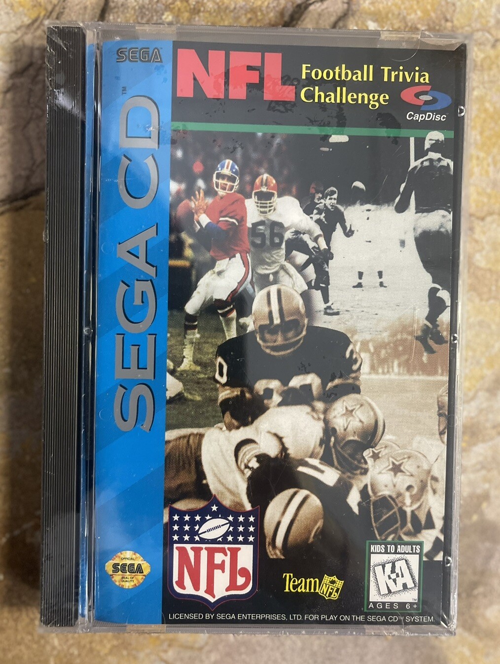 NFL Football Trivia Challenge - Sega CD **BRAND NEW, FACTORY SEALED**