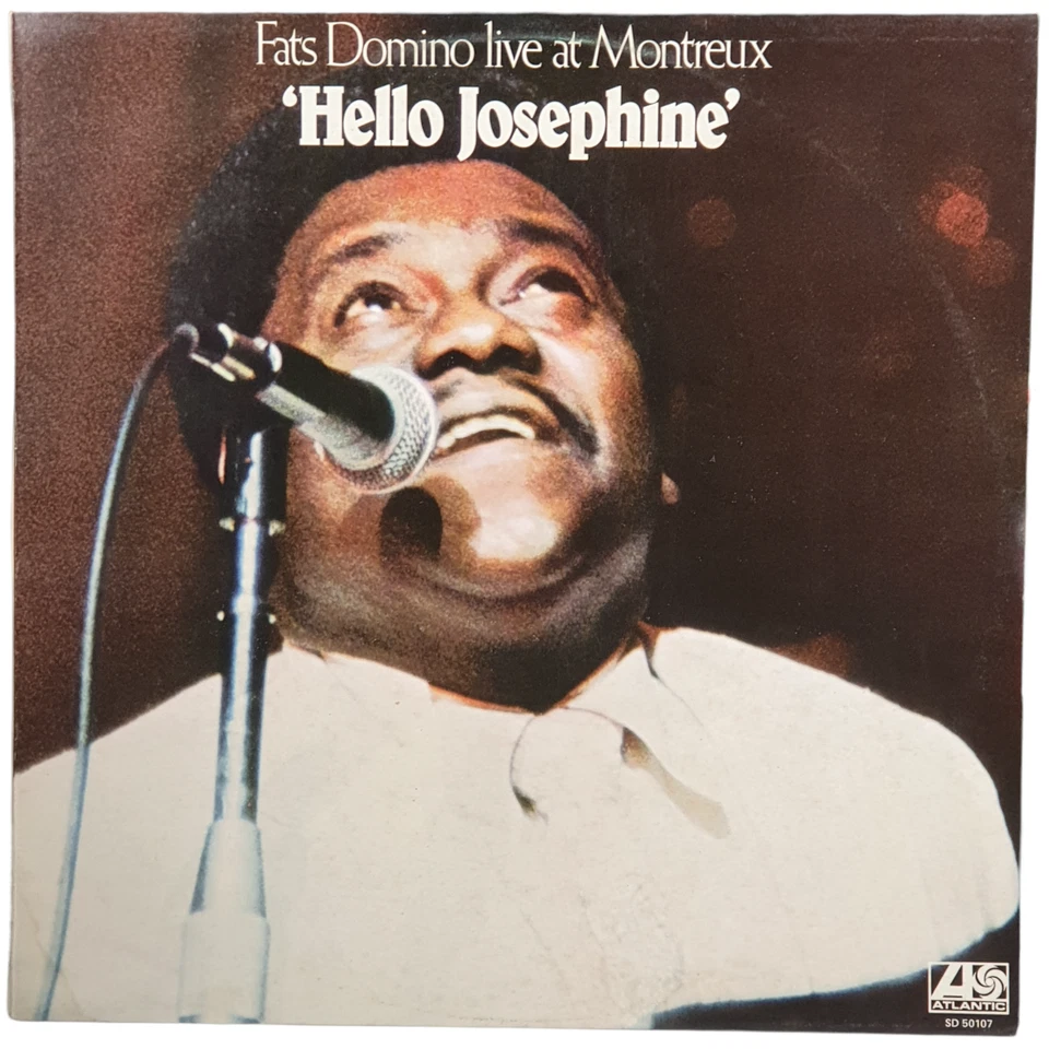 Vtg HELLO JOSEPHINE Fats Domino Live Montreux Vinyl 1974 Atlantic Aus 33 Rpm 12" - Image 2 of 4