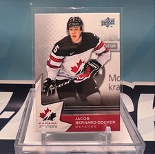 2020 Team Canada Juniors #27, JACOB BERNARD-DOCKER SP RC ??? Rookie Card. rookie card picture