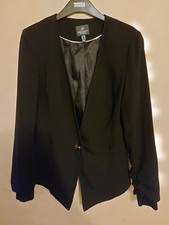 Adrianna Papell Designer Black Blazer Jacker Size 8 Bnwt