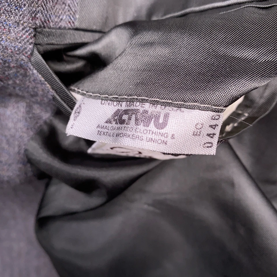 Traje vintage Palm Beach 42 pantalones 35x29 lana espiga John Weitz Foto 4 de 4