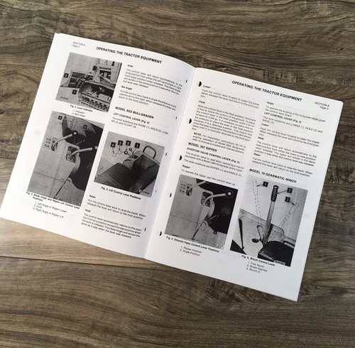 International TD-8E Crawler Tractor Service Parts Operators Manual Set Catalog - Picture 24 of 24
