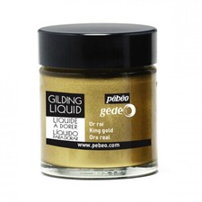Pebeo Gedeo 30ml Gilding Liquid Metallic Gold Leaf - 2 Colours Available