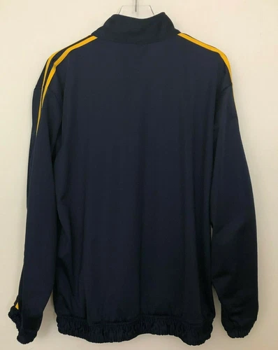 University of Michigan Blue Jacket Size Large Steve & Barrys Full Front Zip  image 2