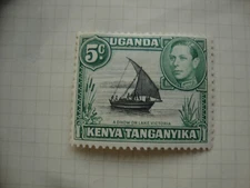 KUT 1938-54 GVI  5 Cent SG 132 in MM.