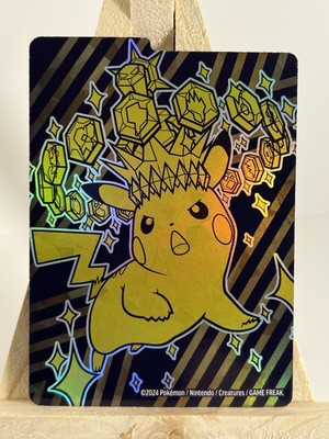 X4 Shiny Pikachu Card Dividers From Pokemon Elite Trainer Box ETB Surging Sparks