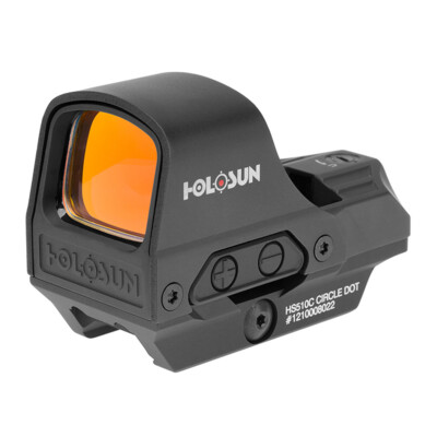 Holosun 510 Red Multi Circle w/Solar Failsafe/Shake Awake/QD Mount HS510C