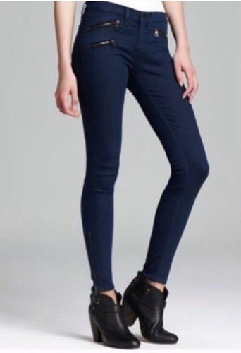 Aritzia Skinny Zipper Moto Jeans Sz 30 