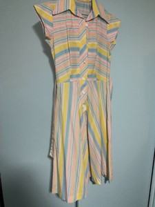 vintage button down dress