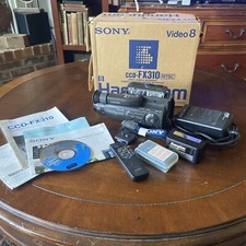 Untested, Repair/Parts Only. Sony CCD-FX310 Camcorder With Remote