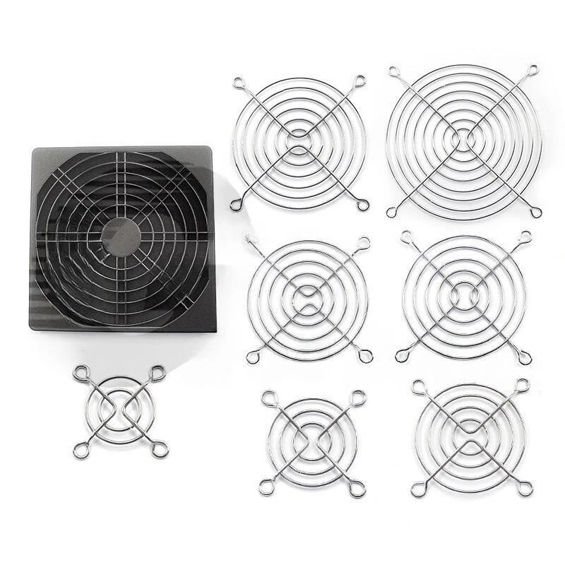 4-12cm Metal Fan Finger Grill Guard PC Case Cooling Fan Heat Sink Protection Net - Image 4 of 4