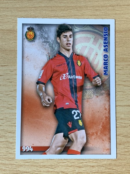 MUNDICROMO 2014/2015. 994 MARCO ASENSIO - RCD. MALLORCA ( ROOKIE CARD )