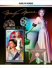 Marilyn Monroe Queen Elizabeth II MNH Stamps 2023 Sierra Leone S/S