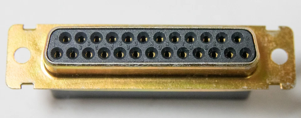 NEW 25 Pin ITT Cannon D-Sub Female IDC Connector 26-28 DBSPA-25S Many Available - Image 2 of 4