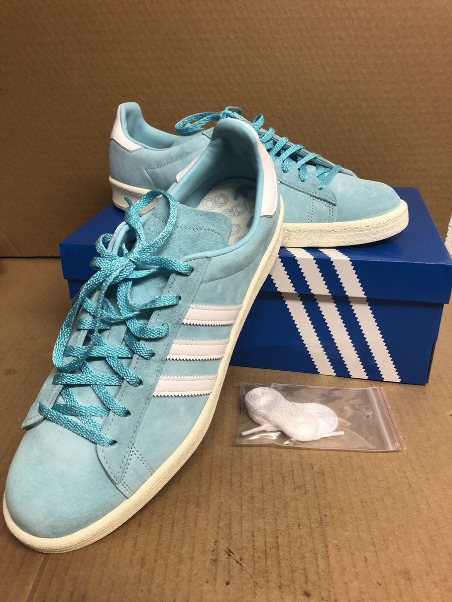 Adidas Campus 80s Originals Easy Mint White Mens Size 12 UK Suede Upper,  NEW
