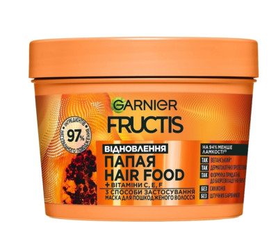 Garnier Fructis HairFood Papaya 3 in 1 Mask for Damaged Hair 13.5 fl.oz.