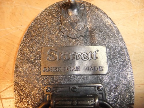 Starrett Made in the USA NICKEL PLATED Belt Buckle Great American MADE Co. Eagle - Picture 3 of 3