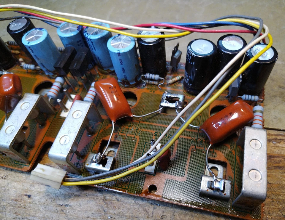 F-2845 Power Supply Board for Sansui AU919, used untested - Image 3 of 4