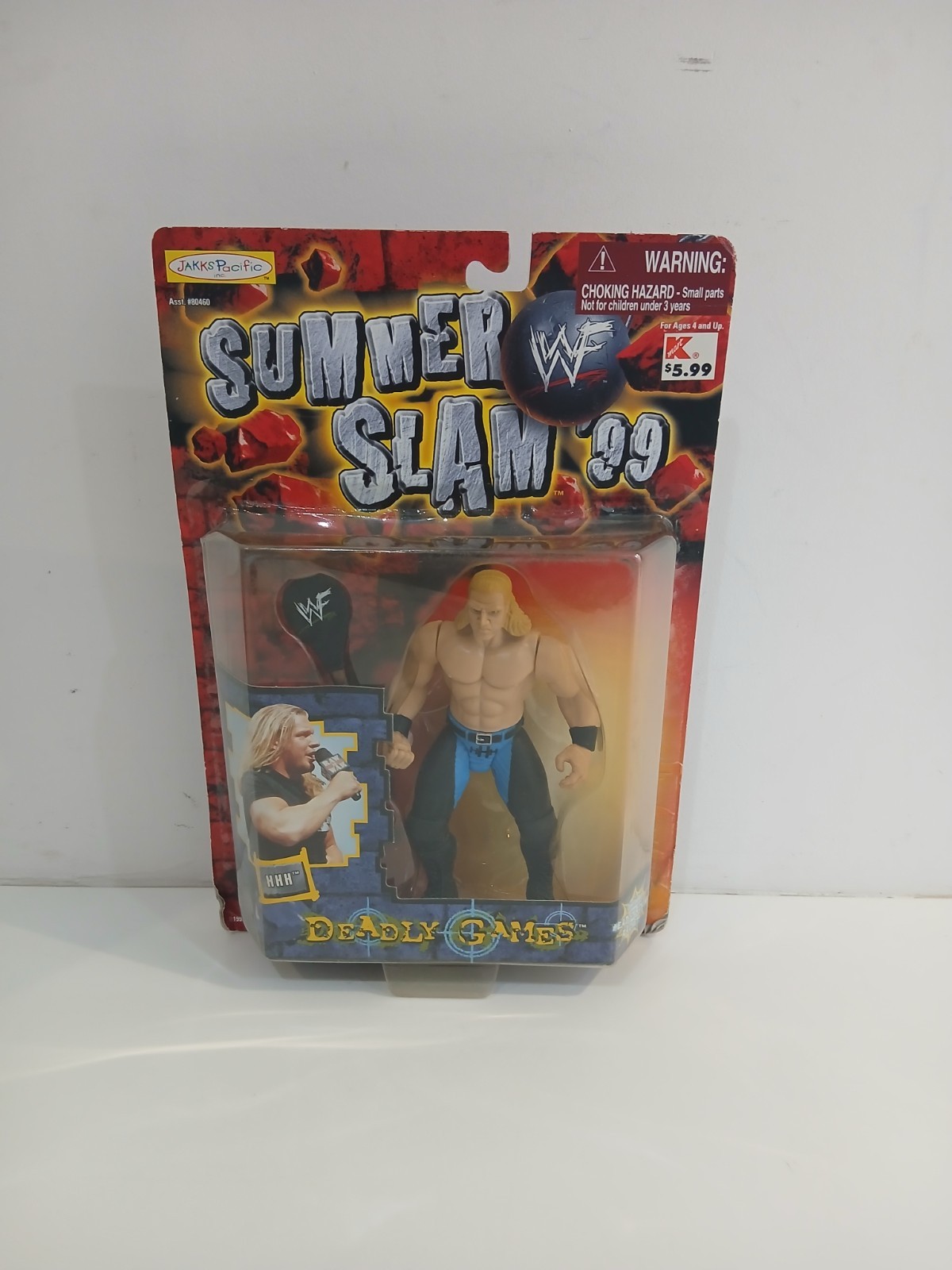 WWE Wrestling Figure Triple H Hhh Summer Slam 1999 Boxed New Jakks